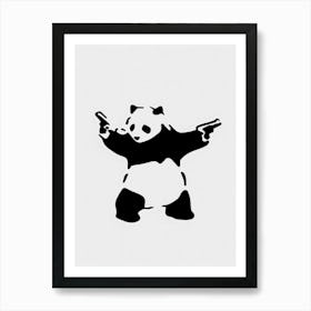 Banksy Panda Art Print