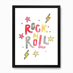 Rock And Roll Art Print