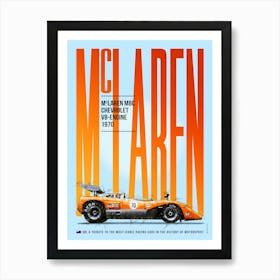 McLaren M8c Canam Art Print