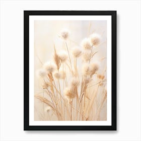 Boho Dried Flowers Cornflower 1 Poster