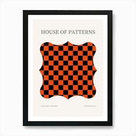 Checkered Pattern Poster 23 Art Print