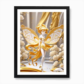 Golden Fairy 7 Art Print