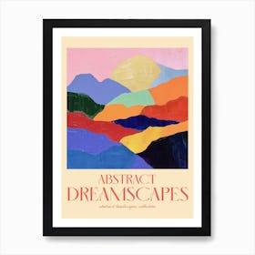 Abstract Dreamscapes Landscape Collection 72 Art Print