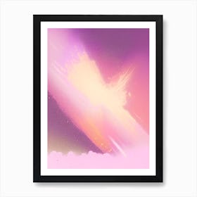 Asteroid Impact Gouache Space Art Print