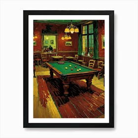 The Night Cafe - Inspired By Vincent Van Gogh 1 Art Print