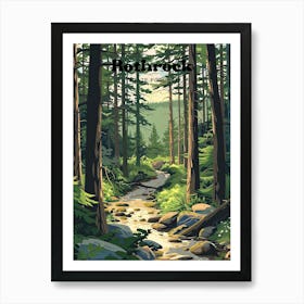 Rothrock State Forest Tranquil Digital Travel Art Art Print