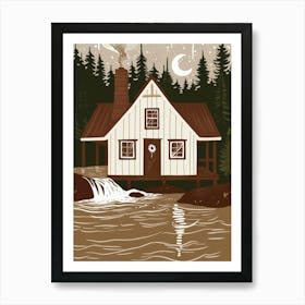 Cabin In The Woods 2 Art Print