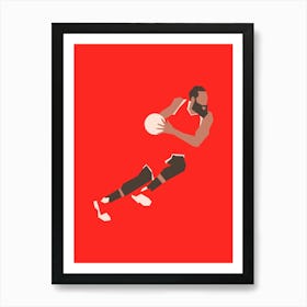 Basketball Player Art Print