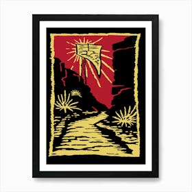 Saguaro Canyon Art Print