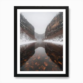 Reflection In The River Art Print