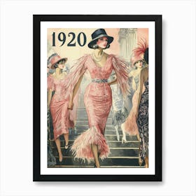 Aihrgdesign A Vintage Poster For A Parisian Fashion Show In 1 Ce2f4d45 A9a5 4f01 B45a 6555ecd49e2e 3 Art Print