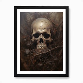 Skull Art Print