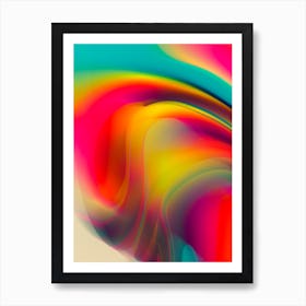 Chromatic Flow 01 Art Print