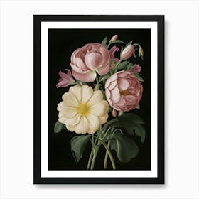 A Close Up Illustration Of A Bouquet Of Flowers Hi Jvozyu8yty Hp1akkbrnnq Ertpq Ucslamsbbdj8iytg 1 Art Print