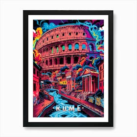 Rome City Painting Art Print