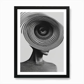 Spiral Hat 1 Art Print