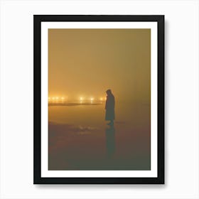 Nostalgic Beach Heart | The Art of Loneliness Art Print