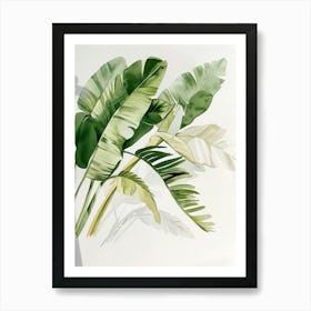 Tropical Leaves 20 Art Print