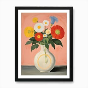 Flowers In A Vase 36 Art Print