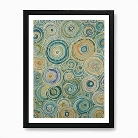 Swirly Dreams Art Print