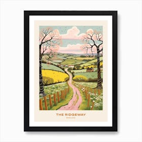 The Ridgeway England 2 Hike Poster Art Print