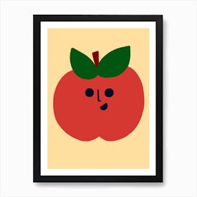 Red Apple Art Print