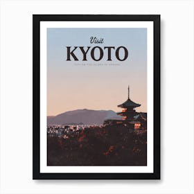Visit Kyoto Art Print