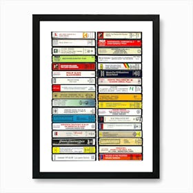 Classical Music - Cassette Print Art Print