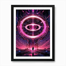 Futuristic City 14 Art Print