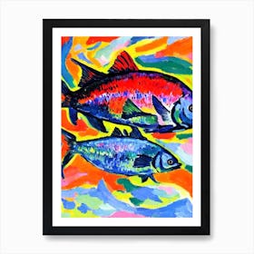 Black Sea Bass II Matisse Inspired Art Print