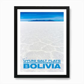 Uyuni Salt Flats, Bolivia Art Print