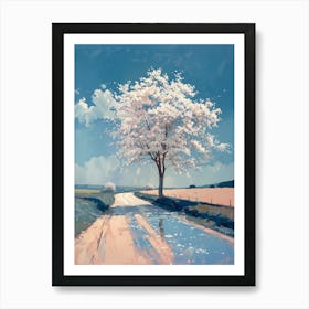 Cherry Blossom Tree Art Print