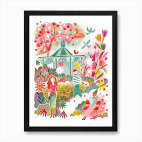 Spring In The Park Art Print