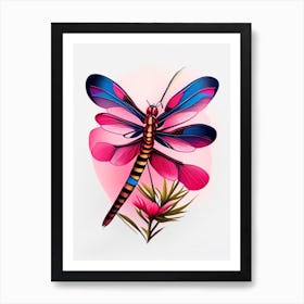 Canvas Print of Dragonfly After Antonio Vallardi for sale at Pamono