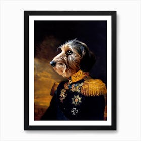 Rough Janco The Dog Pet Portraits Art Print