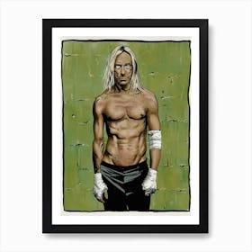 Iggy Pop. Art Print