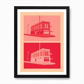 Photograph Studio Architecture Illustration Art Print