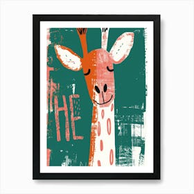 Giraffe 126 Art Print