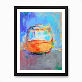 Whiskey Glass Art Print