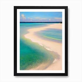 Bantayan Island Beach Philippines Monet Style Art Print