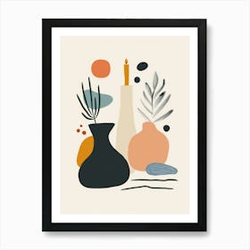 Abstract Home Objects 5 Art Print