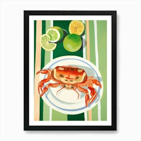 Soft Shelled Crab Italian Still Life Painting Art Print