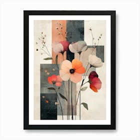 Flowers In A Vase 23 Art Print