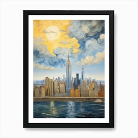 New York City Skyline 2 Art Print