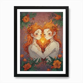 Love In The Air Art Print