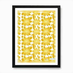 Yellow Flowers Art Print