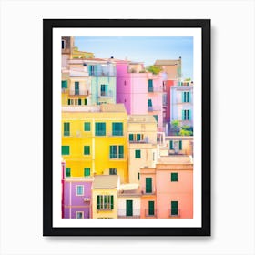 Tropea, Italy Colourful View 1 Art Print