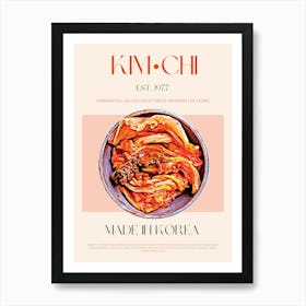 Kimchi Mid Century Art Print