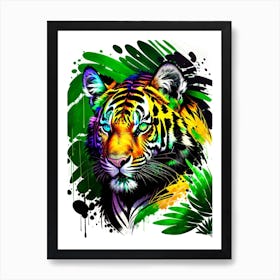 Tiger Painting 7 Art Print