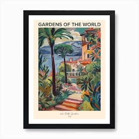 Isola Bella Gardens, Italy Gardens Of The World Poster Art Print